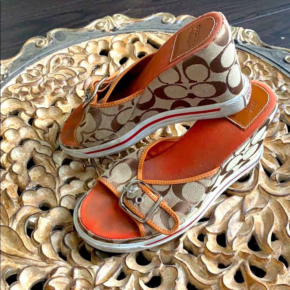 {Donated} Coach Wedges
